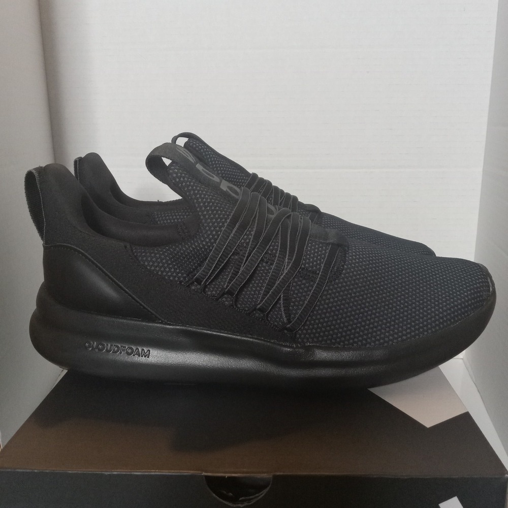 Adidas Men's Lite Racer Adapt 7.0 Black/Gray Size 11.5 Wide IE8684